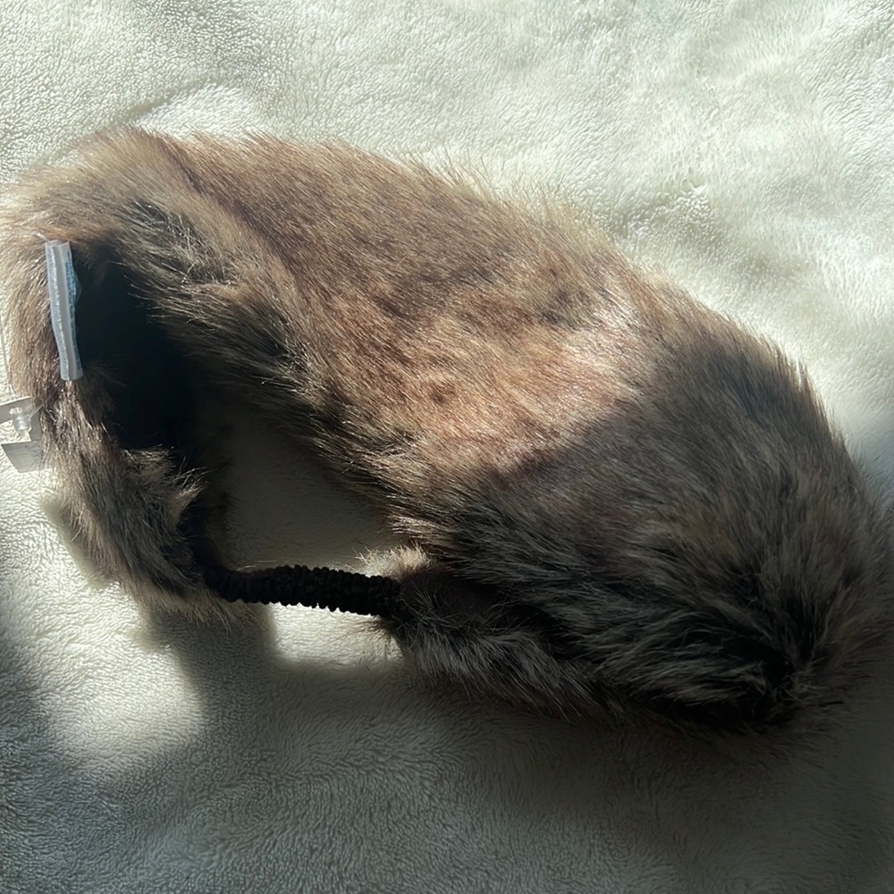 Faux Fur winter head warmer